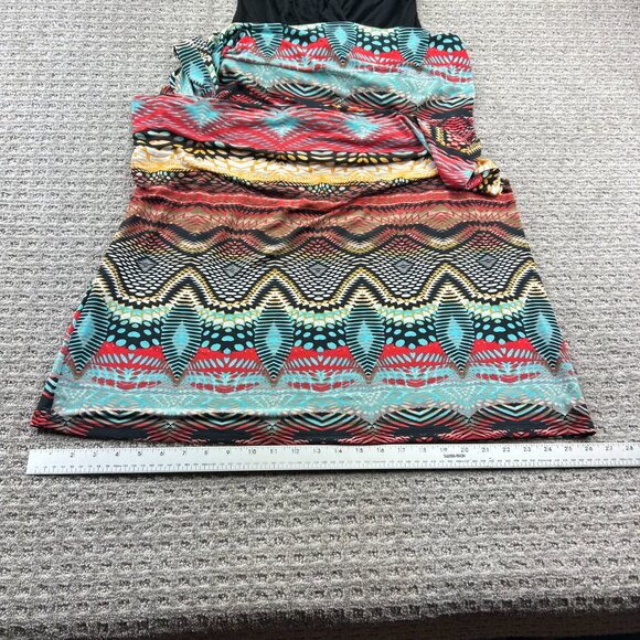 Guilty Long Dress Women Medium M Black Multicolored Party Formal Cocktail Outfit - Picture 8 of 8